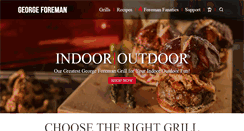 Desktop Screenshot of georgeforemancooking.com
